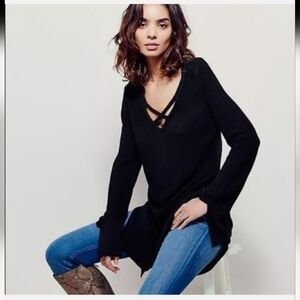 NWT Free People Boho Tunic Sweater